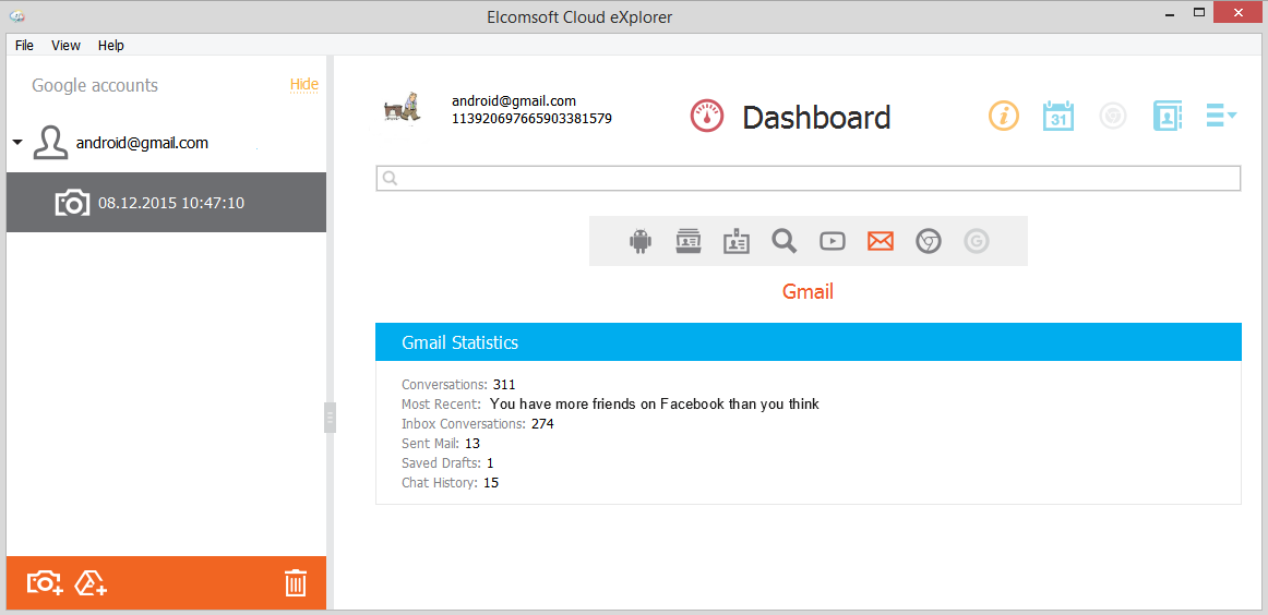 Dashboard-Gmail